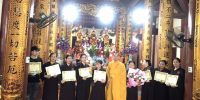 Bắc Ninh: Chùa Song Quỳnh Giỗ Mẫu Liễu Hạnh và Truyền Quy Y Tam Bảo cho 37 tân Phật tử